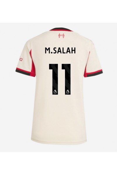 Liverpool Mohamed Salah #11 Jalkapallovaatteet Naisten Vieraspaita 2025-26 Lyhythihainen Liverpool Mohamed Salah #11 Jalkapallovaatteet Naisten Vieraspaita 2025-26 Lyhythihainen
